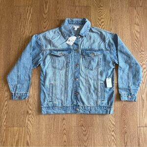 NWT Forever 21 Women’s Blue Denim Jean Jacket Size Small